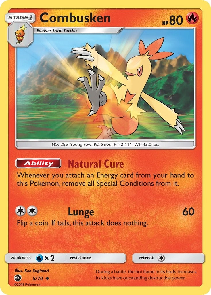 Image for Combusken (Dragon Majesty) (5/70) - Pokemon
