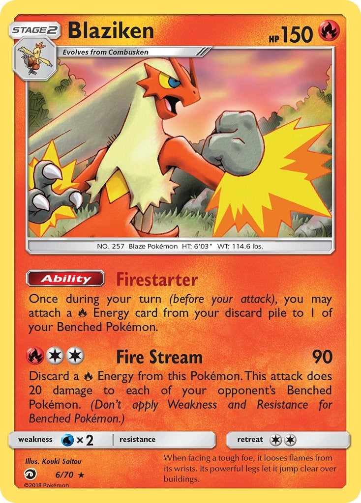 Image for Blaziken (Dragon Majesty) (6/70) - Pokemon