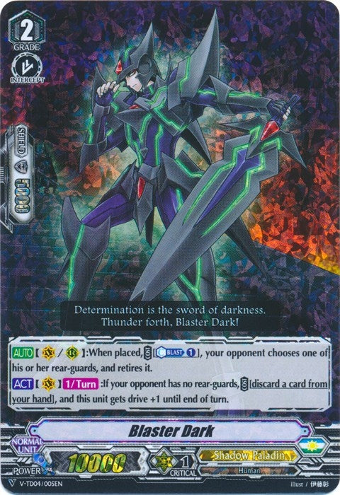 Image for Blaster Dark - V-TD04/005EN (RRR Foil) (V-TD04: Ren Suzugamori) (V-TD04/005EN) - Cardfight Vanguard