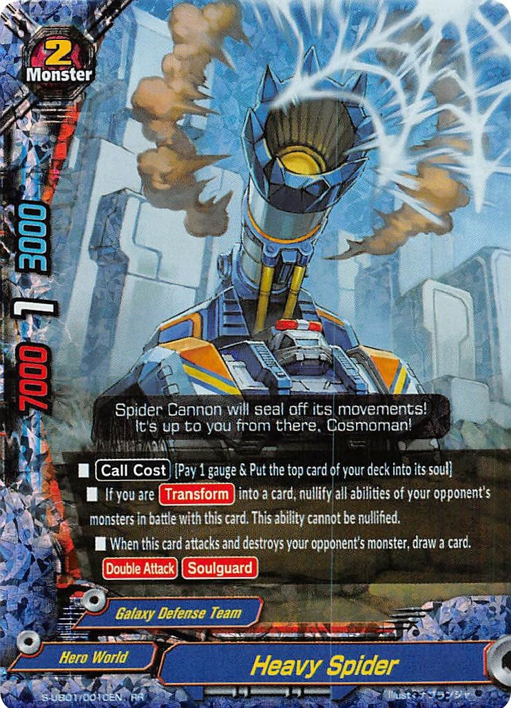 Image for Heavy Spider (S-UB01: Superhero Wars Omega -Advent of Cosmoman!-) (S-UB01/0010EN) - Future Card BuddyFight