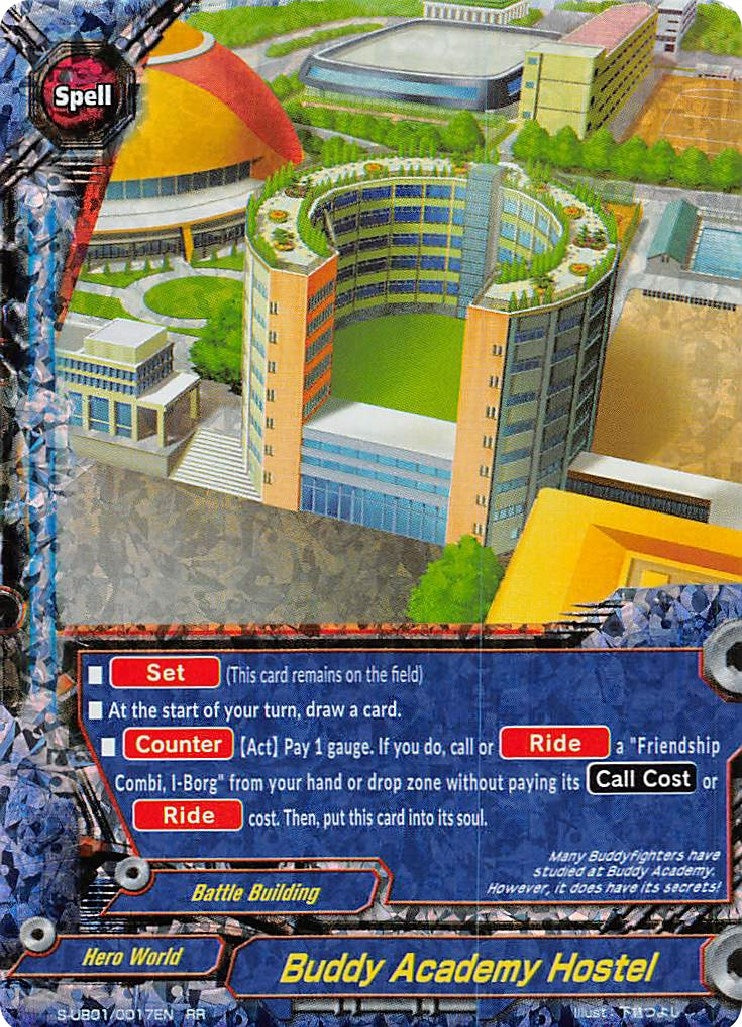 Image for Buddy Academy Hostel (S-UB01: Superhero Wars Omega -Advent of Cosmoman!-) (S-UB01/0017EN) - Future Card BuddyFight