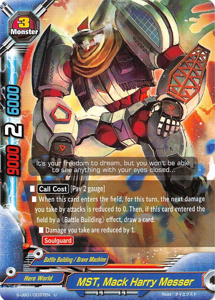 Image for MST, Mack Harry Messer (S-UB01: Superhero Wars Omega -Advent of Cosmoman!-) (S-UB01/0037EN) - Future Card BuddyFight