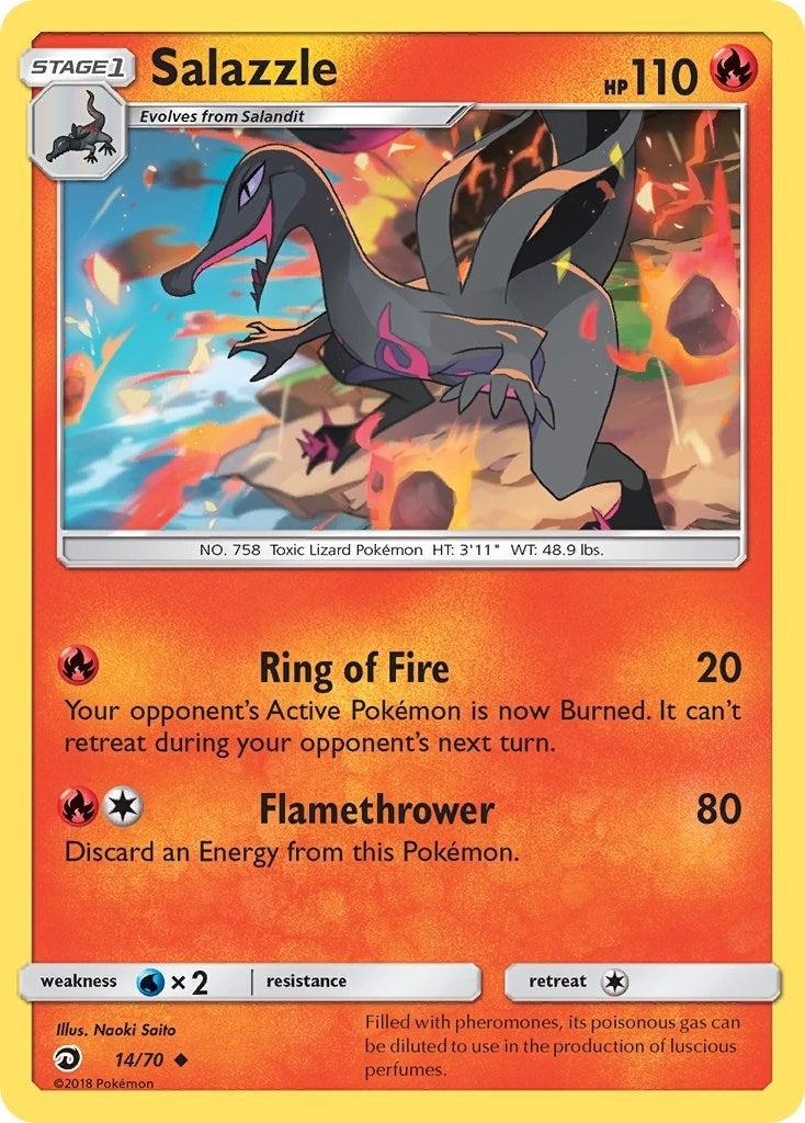 Image for Salazzle (Dragon Majesty) (14/70) - Pokemon
