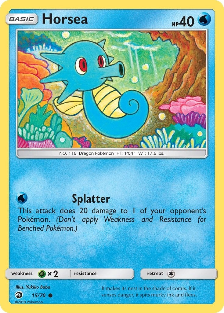 Image for Horsea (15) (Dragon Majesty) (15/70) - Pokemon