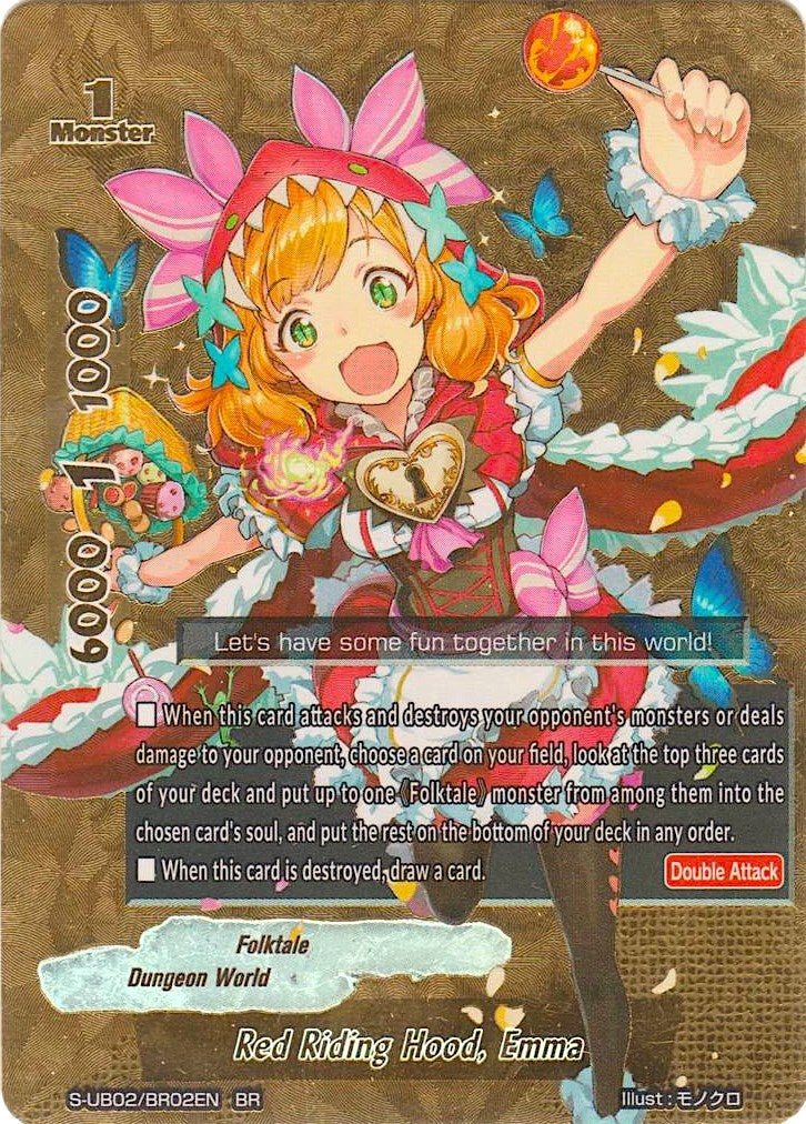 Image for Red Riding Hood, Emma (BR) (S-UB02: Miracle Fighters ~Miko & Mel~) (S-UB02/BR02EN) - Future Card BuddyFight