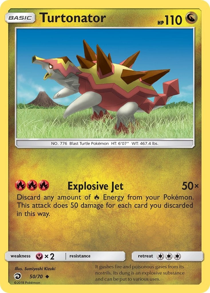 Image for Turtonator (Dragon Majesty) (50/70) - Pokemon