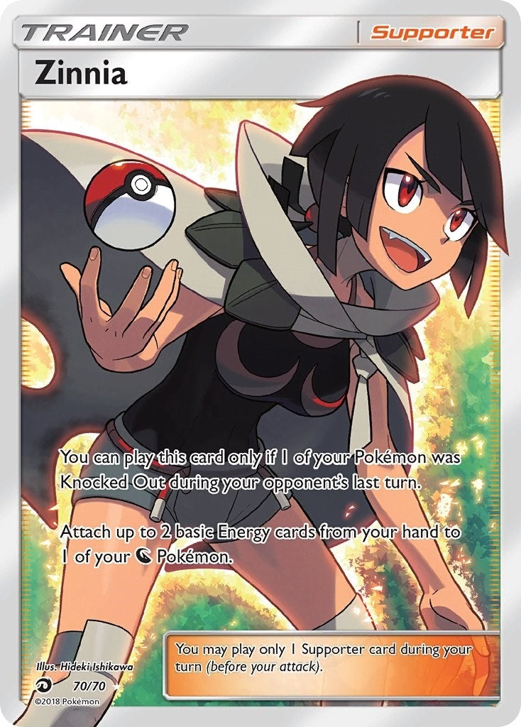 Image for Zinnia (Full Art) (Dragon Majesty) (70/70) - Pokemon