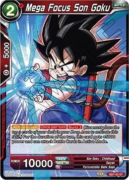 Image for Mega Focus Son Goku (Miraculous Revival) (SD7-05) - Dragon Ball Super: Masters