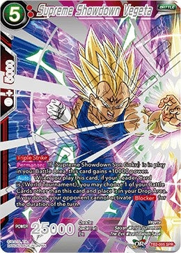 Image for Supreme Showdown Vegeta (SPR) (World Martial Arts Tournament) (TB2-005) - Dragon Ball Super: Masters