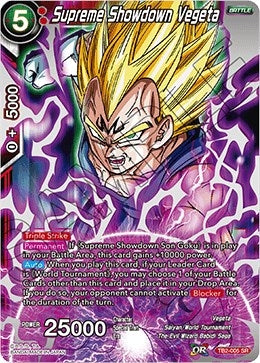 Image for Supreme Showdown Vegeta (World Martial Arts Tournament) (TB2-005) - Dragon Ball Super: Masters