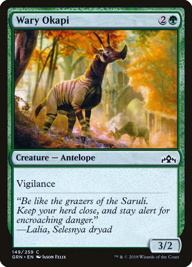 Image for Wary Okapi (Guilds of Ravnica) (149) - Magic: The Gathering