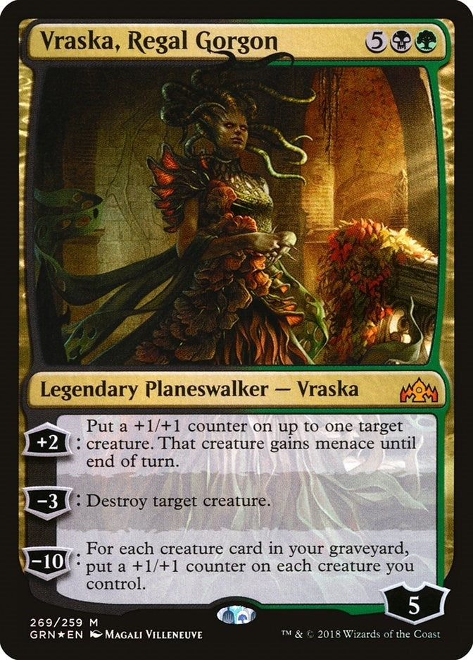 Image for Vraska, Regal Gorgon (Guilds of Ravnica) (269) - Magic: The Gathering
