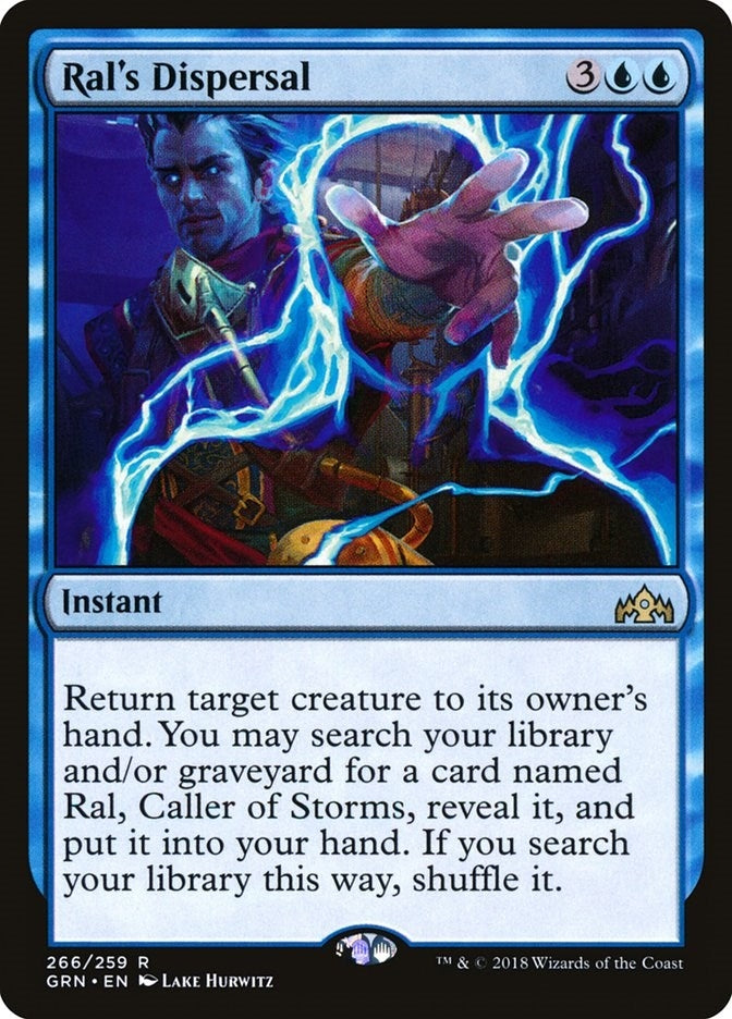 Image for Ral's Dispersal (Guilds of Ravnica) (266) - Magic: The Gathering