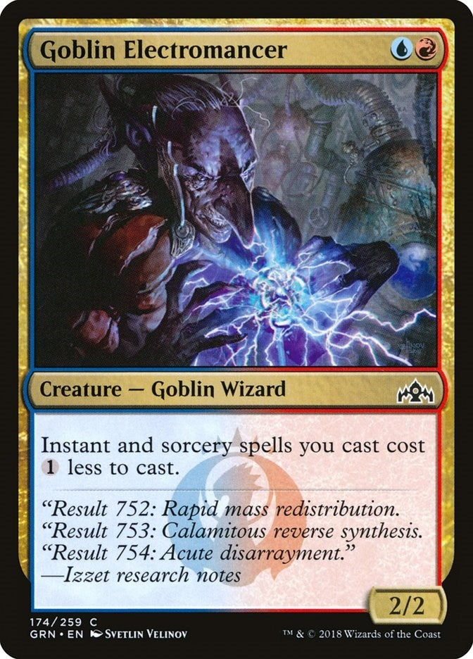 Image for Goblin Electromancer (Guilds of Ravnica) (174) - Magic: The Gathering