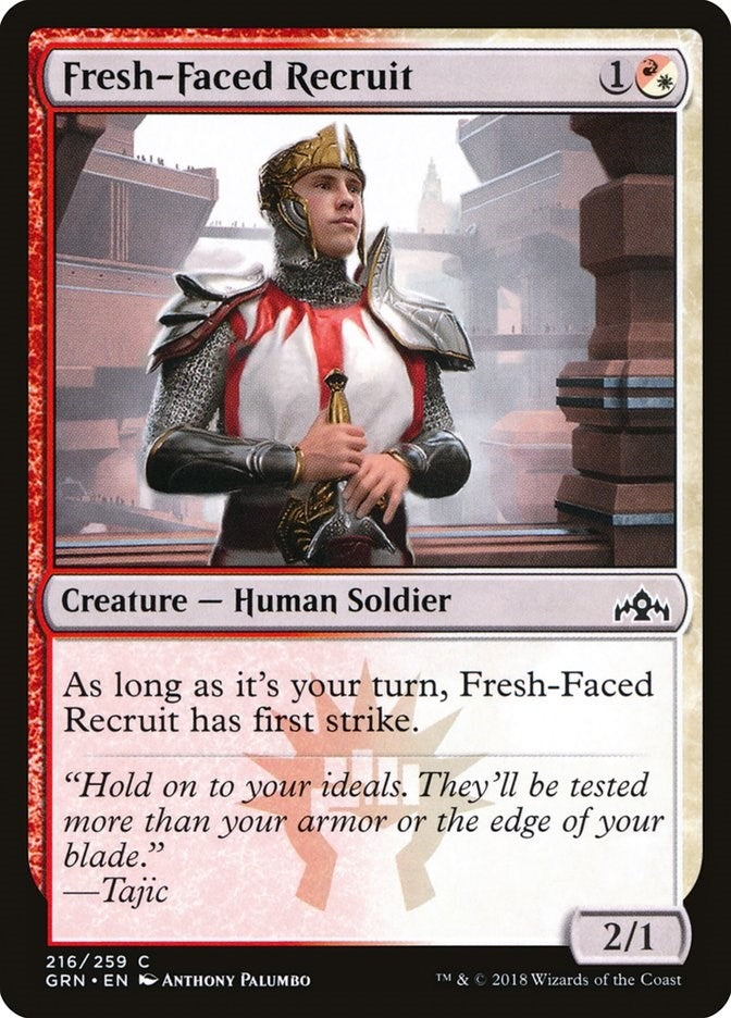 Image for Fresh-Faced Recruit (Guilds of Ravnica) (216) - Magic: The Gathering