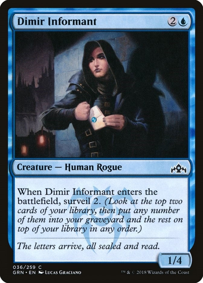 Image for Dimir Informant (Guilds of Ravnica) (36) - Magic: The Gathering