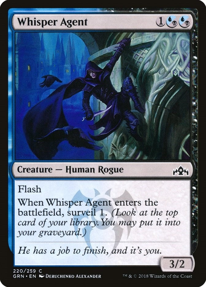 Image for Whisper Agent (Guilds of Ravnica) (220) - Magic: The Gathering