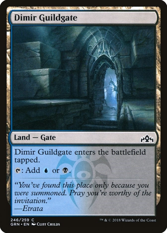 Image for Dimir Guildgate (246) (Guilds of Ravnica) (246) - Magic: The Gathering