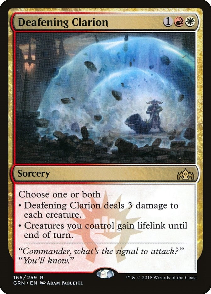 Image for Deafening Clarion (Guilds of Ravnica) (165) - Magic: The Gathering