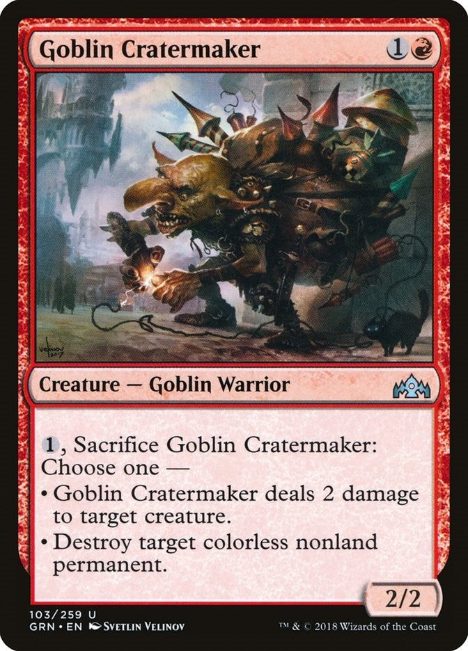 Image for Goblin Cratermaker (Guilds of Ravnica) (103) - Magic: The Gathering