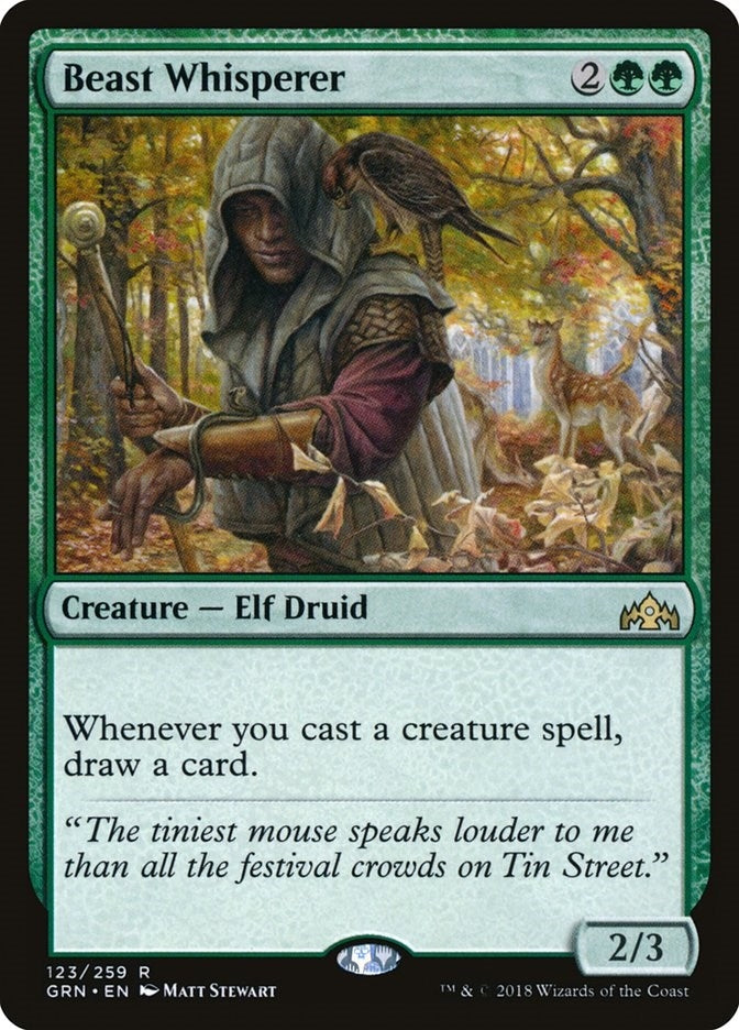 Image for Beast Whisperer (Guilds of Ravnica) (123) - Magic: The Gathering