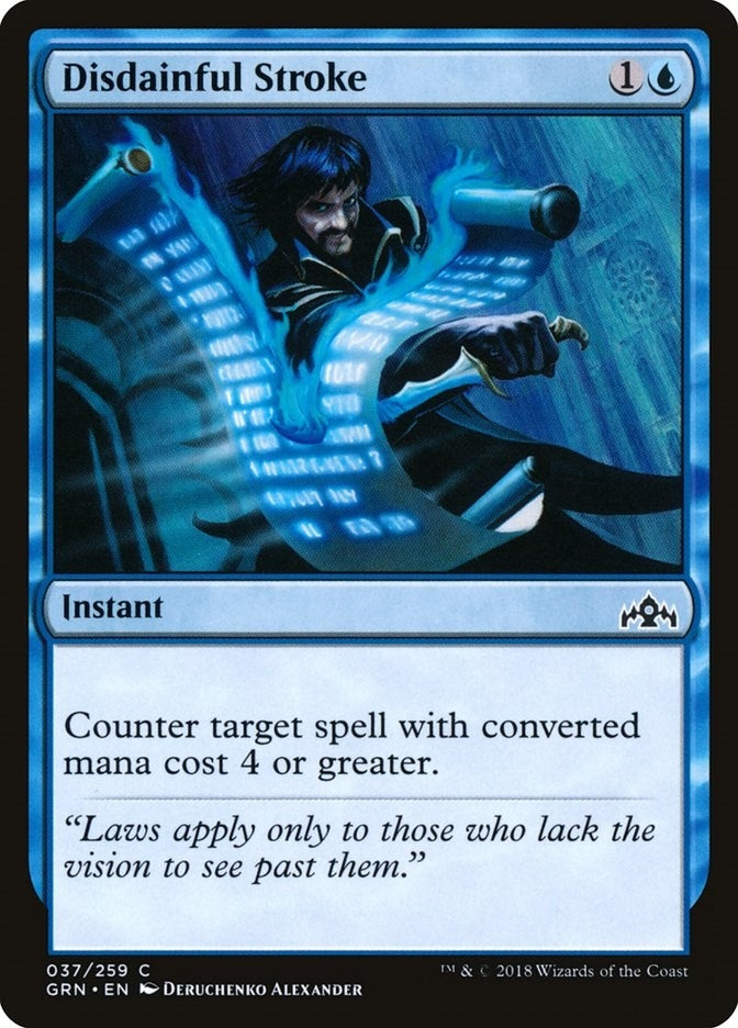 Image for Disdainful Stroke (Guilds of Ravnica) (37) - Magic: The Gathering