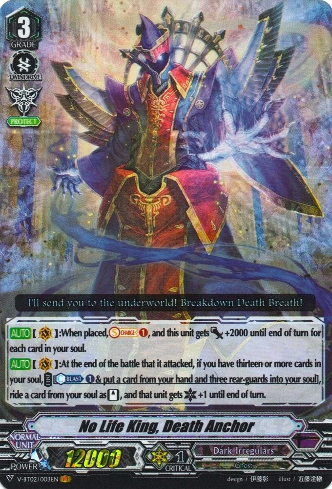 Image for No Life King, Death Anchor (V-BT02 : Strongest! Team AL4) (V-BT02/003EN) - Cardfight Vanguard
