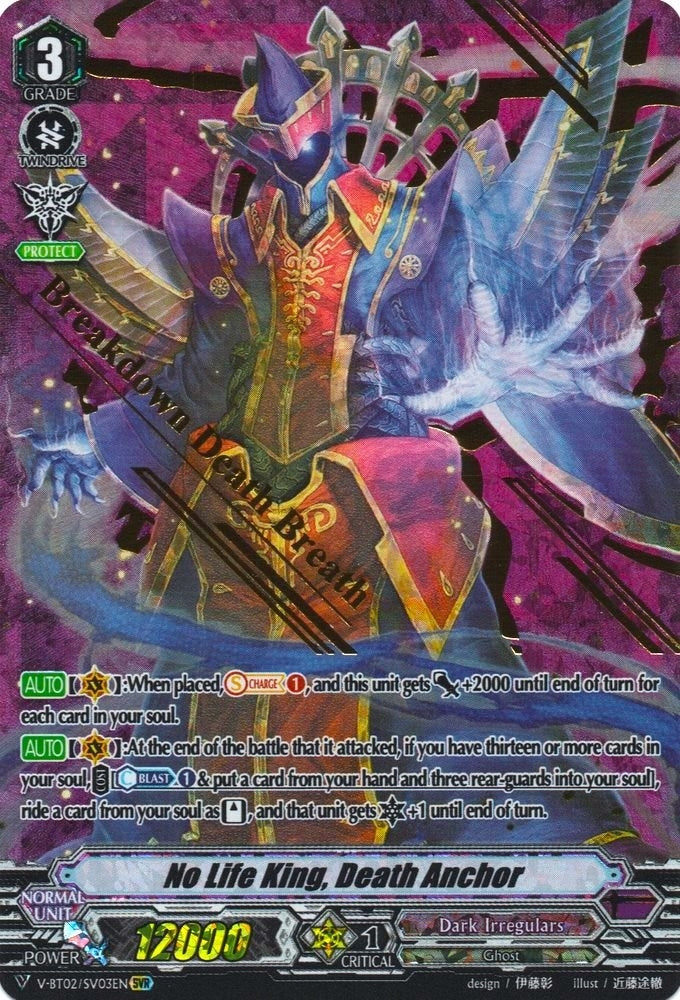 Image for No Life King, Death Anchor (SVR) (V-BT02 : Strongest! Team AL4) (V-BT02/SV03EN) - Cardfight Vanguard