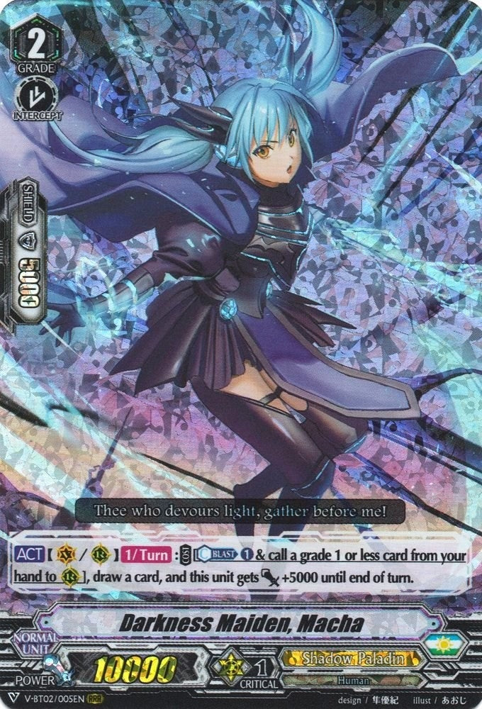 Image for Darkness Maiden, Macha (V-BT02 : Strongest! Team AL4) (V-BT02/005EN) - Cardfight Vanguard
