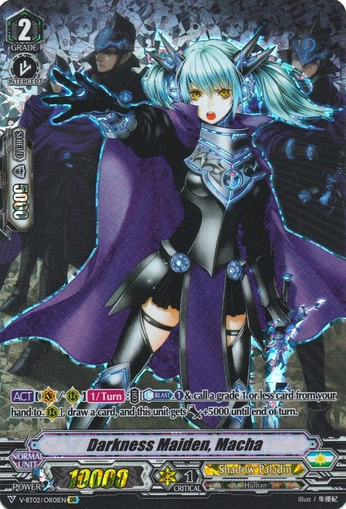 Image for Darkness Maiden, Macha (OR) (V-BT02 : Strongest! Team AL4) (V-BT02/OR01EN) - Cardfight Vanguard