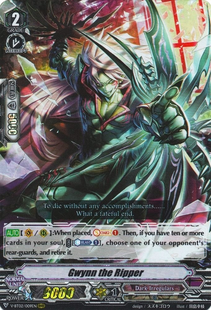Image for Gwynn the Ripper (V-BT02 : Strongest! Team AL4) (V-BT02/009EN) - Cardfight Vanguard