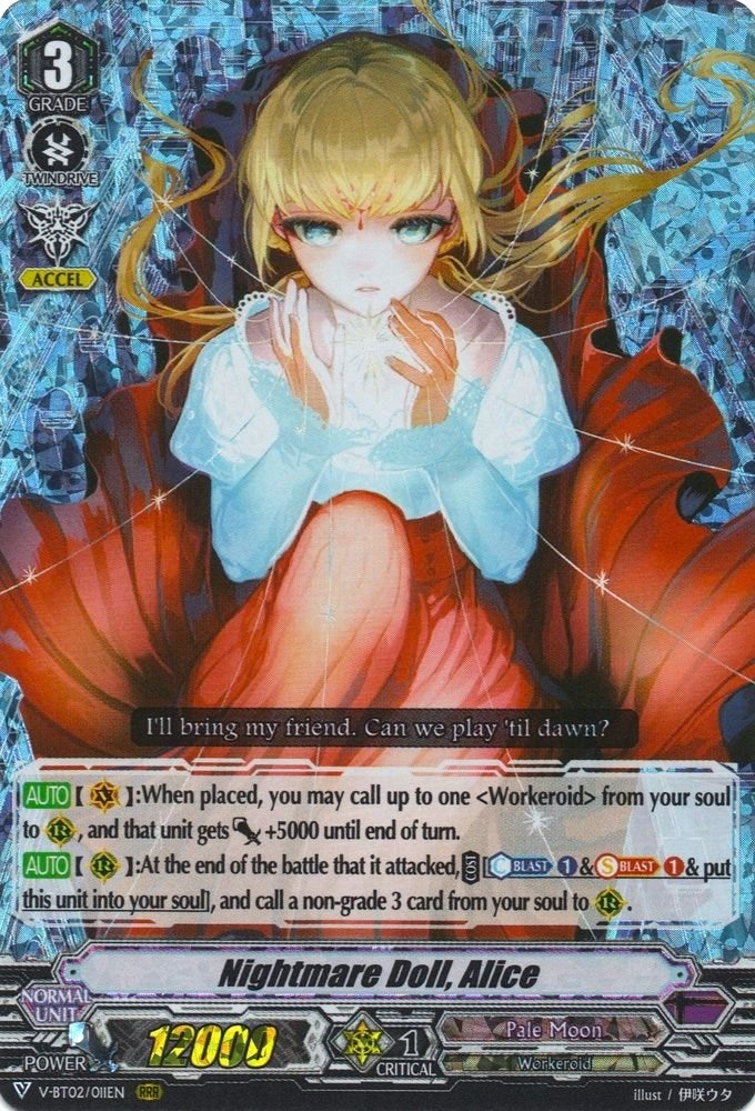 Image for Nightmare Doll, Alice (V-BT02 : Strongest! Team AL4) (V-BT02/011EN) - Cardfight Vanguard