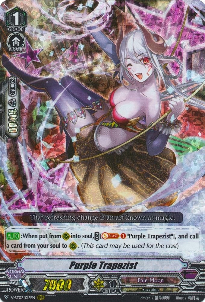 Image for Purple Trapezist (V-BT02 : Strongest! Team AL4) (V-BT02/012EN) - Cardfight Vanguard