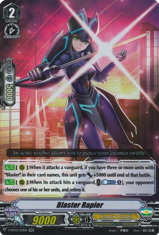 Image for Blaster Rapier (V-BT02 : Strongest! Team AL4) (V-BT02/013EN) - Cardfight Vanguard