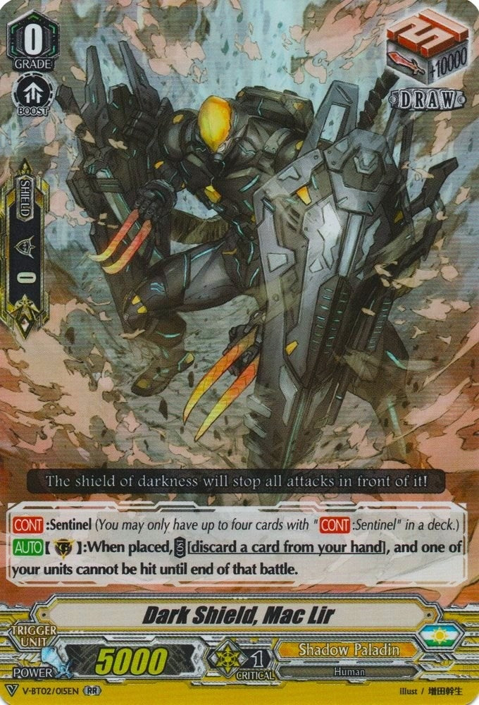 Image for Dark Shield, Mac Lir (V-BT02 : Strongest! Team AL4) (V-BT02/015EN) - Cardfight Vanguard