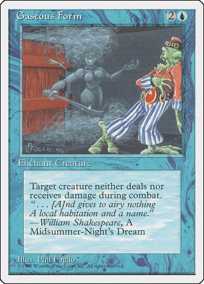 Image for Gaseous Form (Fourth Edition) - Magic: The Gathering