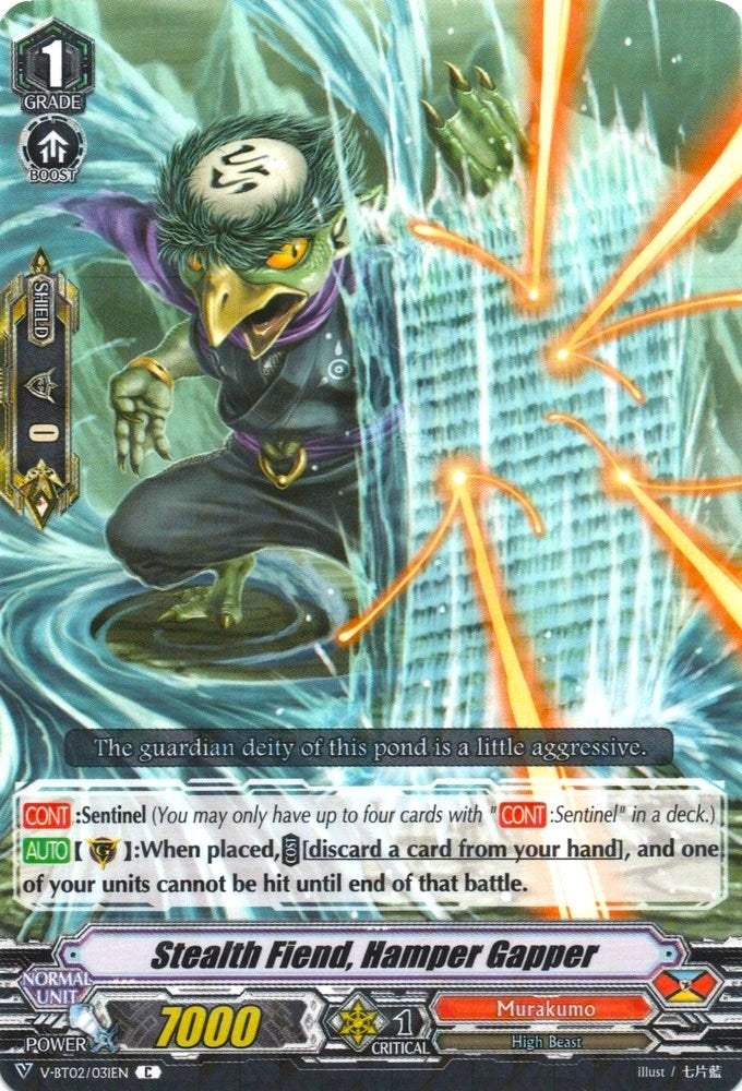 Image for Stealth Fiend, Hamper Gapper (V-BT02 : Strongest! Team AL4) (V-BT02/031EN) - Cardfight Vanguard