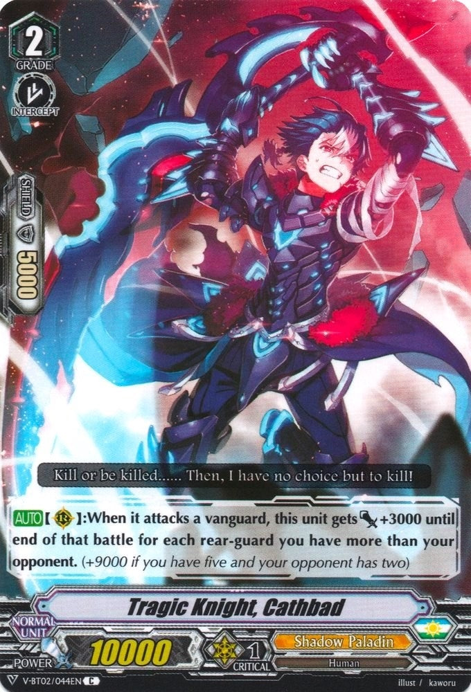 Image for Tragic Knight, Cathbad (V-BT02 : Strongest! Team AL4) (V-BT02/044EN) - Cardfight Vanguard