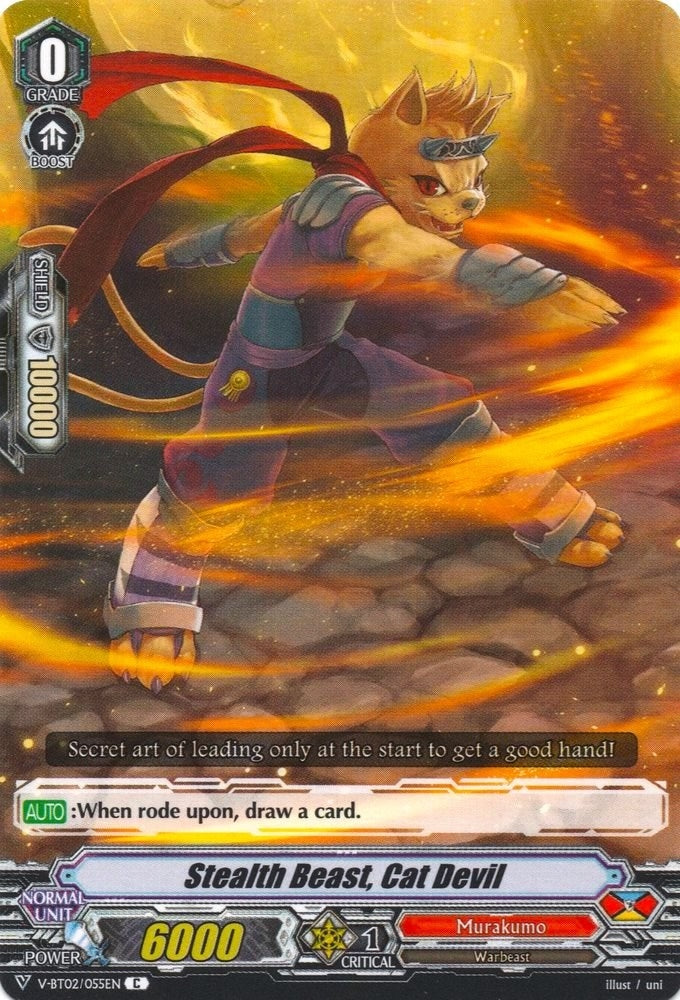 Image for Stealth Beast, Cat Devil (V-BT02 : Strongest! Team AL4) (V-BT02/055EN) - Cardfight Vanguard