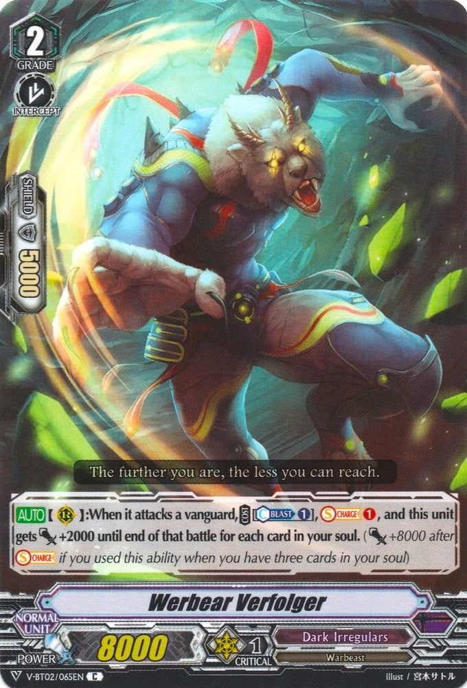 Image for Werbear Verfolger (V-BT02 : Strongest! Team AL4) (V-BT02/065EN) - Cardfight Vanguard