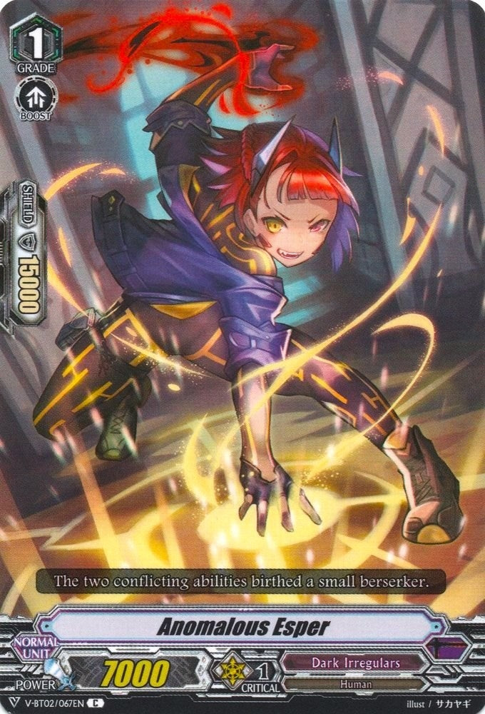 Image for Anomalous Esper (V-BT02 : Strongest! Team AL4) (V-BT02/067EN) - Cardfight Vanguard