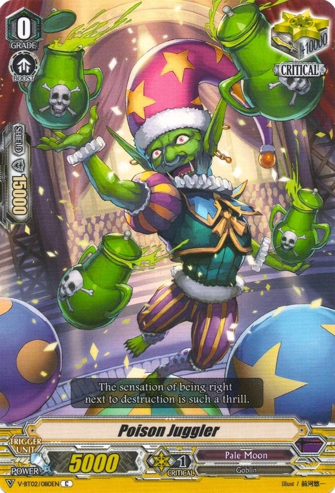 Image for Poison Juggler (V-BT02 : Strongest! Team AL4) (V-BT02/080EN) - Cardfight Vanguard
