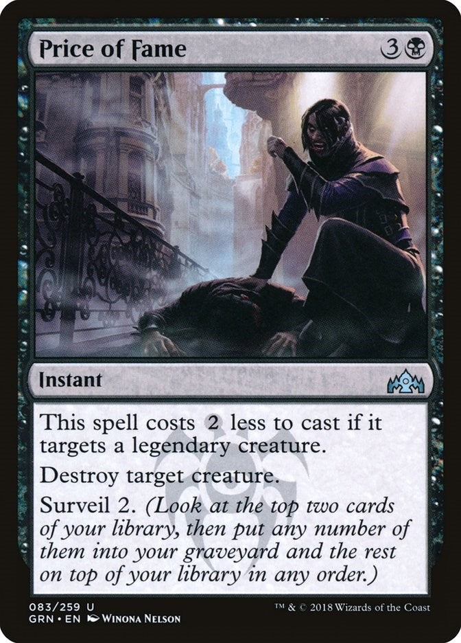 Image for Price of Fame (Guilds of Ravnica) (83) - Magic: The Gathering