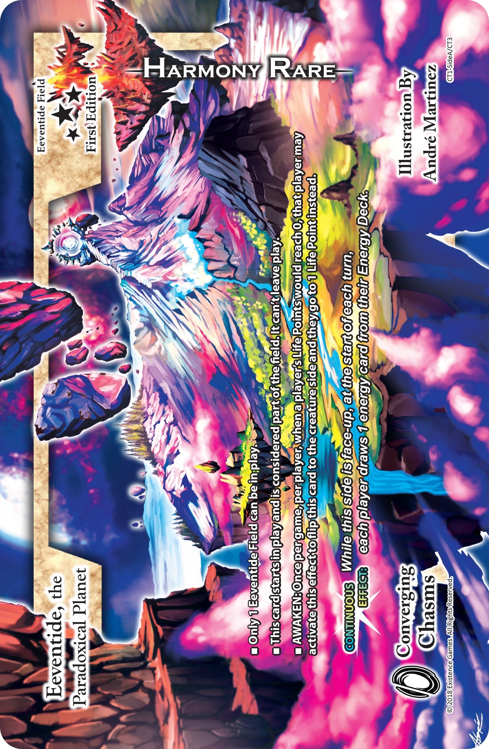 Image for Eeventide, the Paradoxical Planet // Chaos Chasm, Eeventide Awoken (Converging Chasms) (CT1) - Exodus TCG