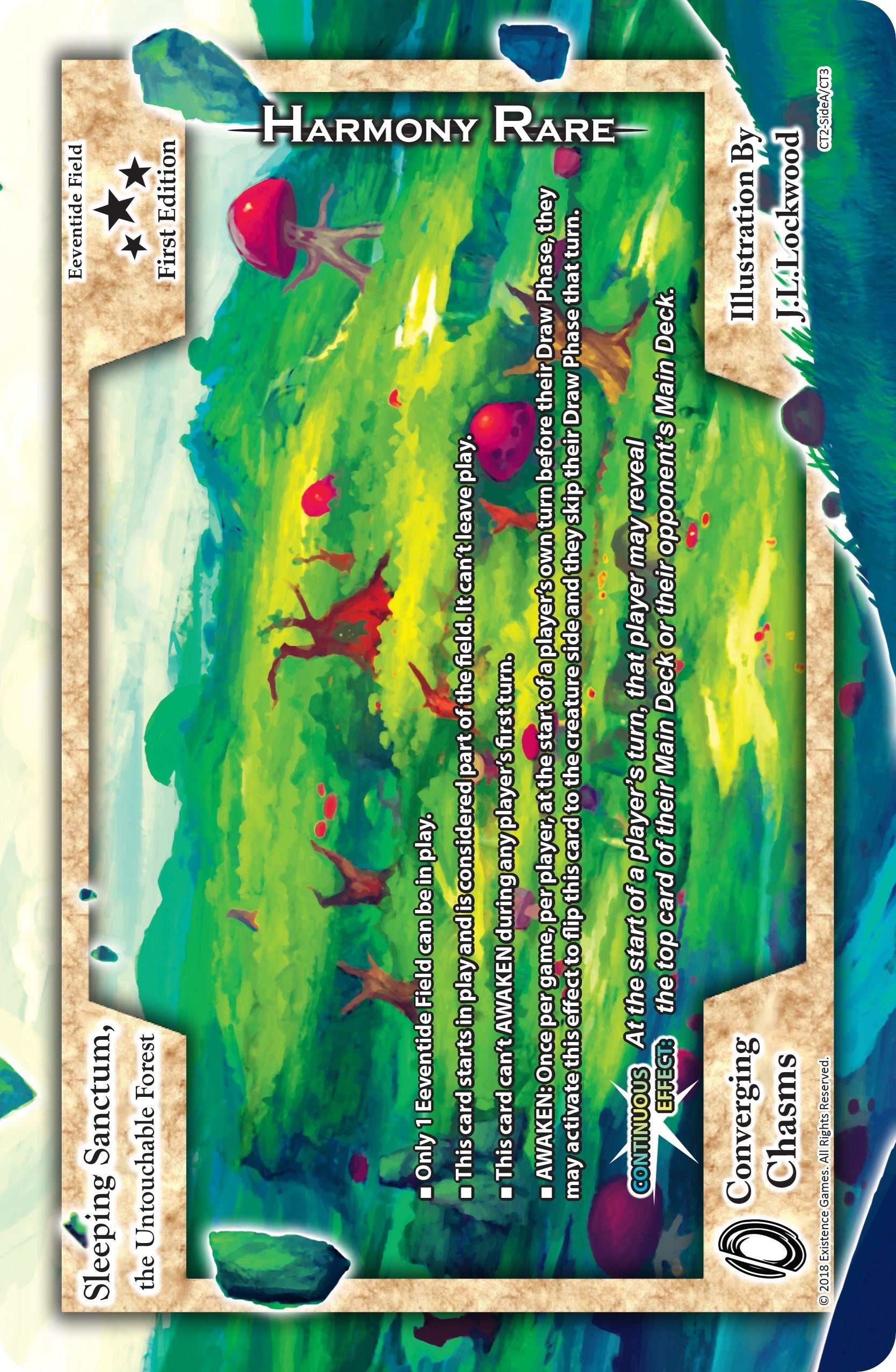 Image for Sleeping Sanctum, the Untouchable Forest // Vital Sanctuary Eeventide's Ascent (Converging Chasms) (CT2) - Exodus TCG