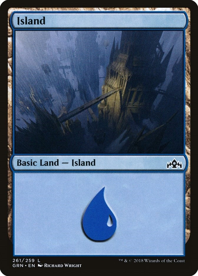 Image for Island (Guilds of Ravnica) (261) - Magic: The Gathering