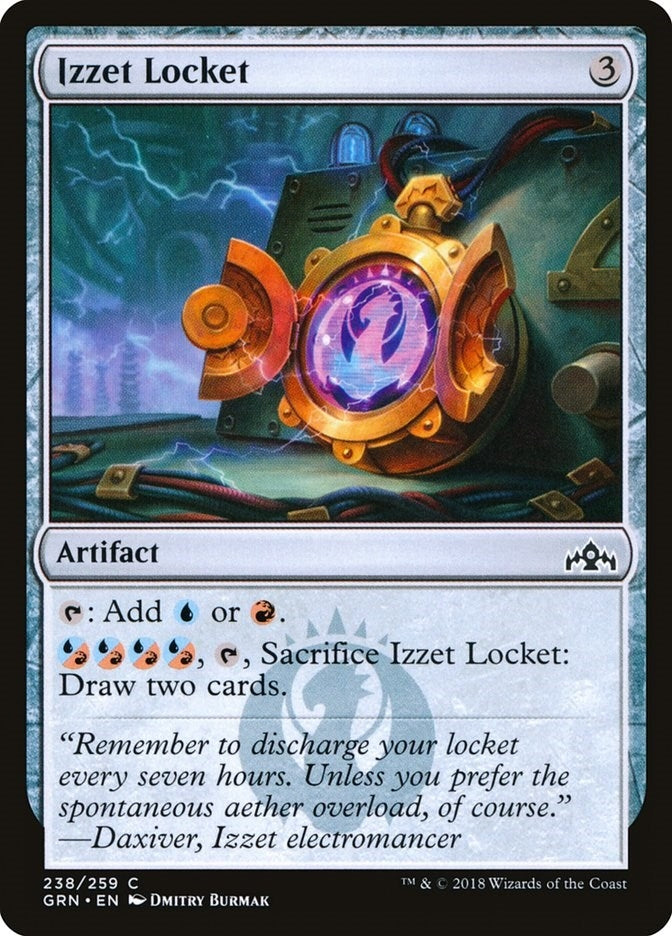 Image for Izzet Locket (Guilds of Ravnica) (238) - Magic: The Gathering