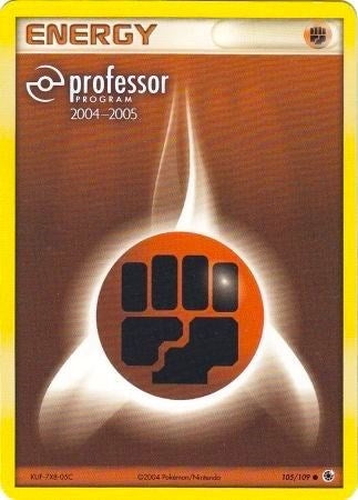 Image for Fighting Energy (2004-2005) (Professor Program Promos) (105/109) - Pokemon