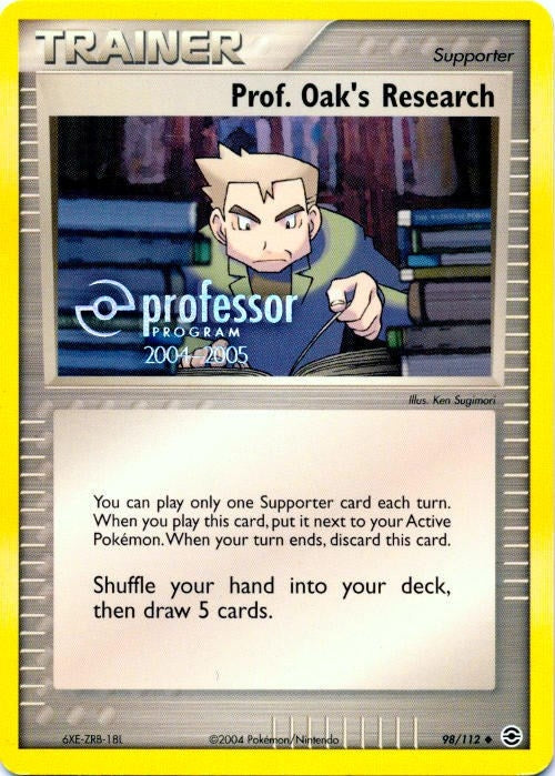 Image for Prof. Oak's Research (2004-2005) (Professor Program Promos) (98/112) - Pokemon