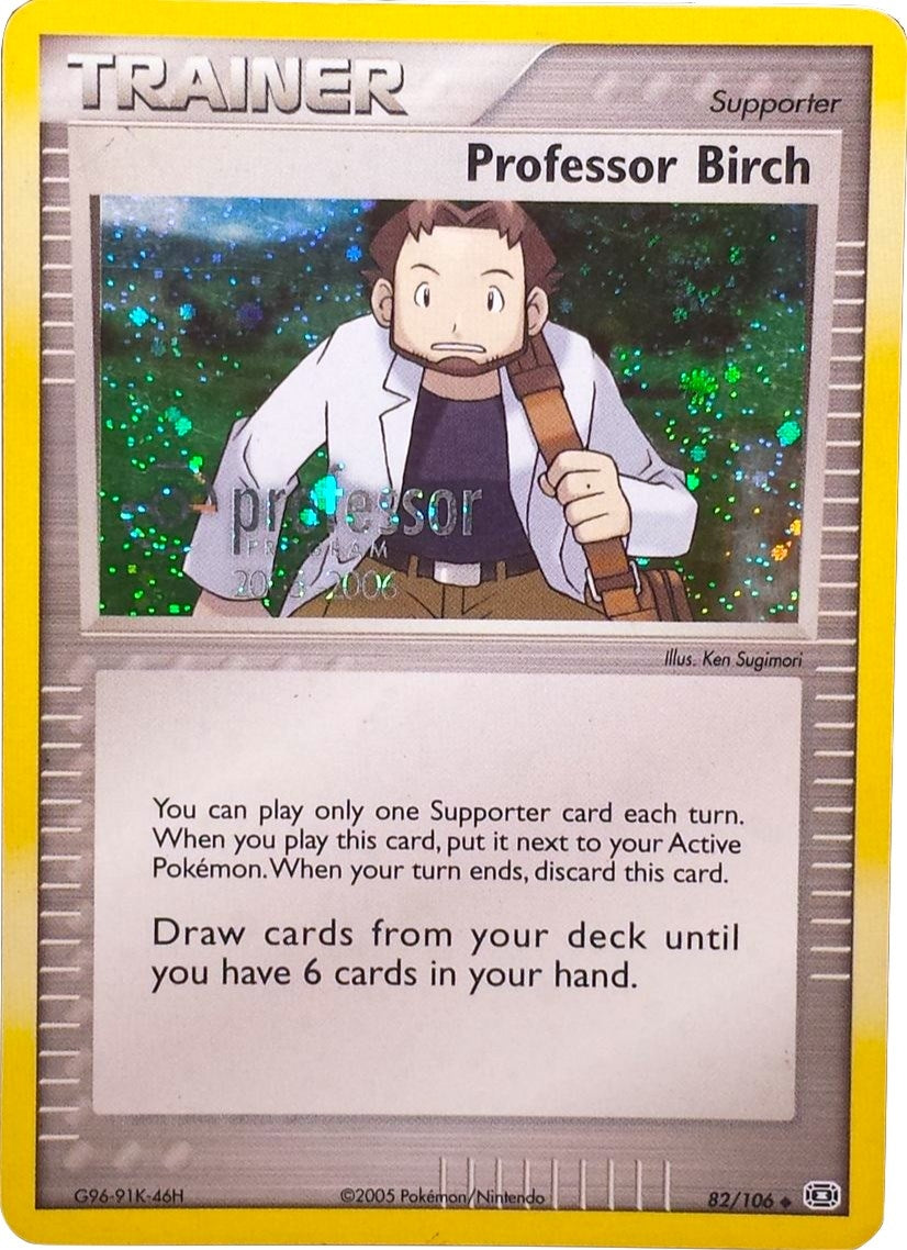 Image for Professor Birch (2006) (Professor Program Promos) (82/106) - Pokemon